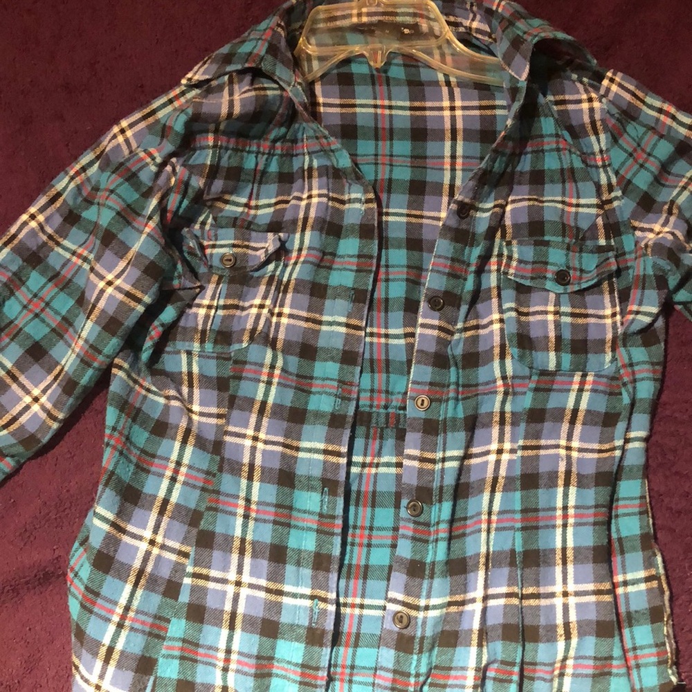 Plaid flannel shirt